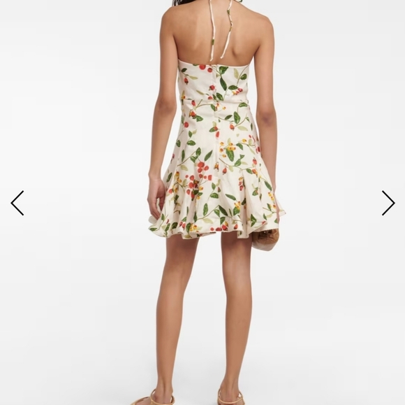 AGUA BY AGUA BENDITAAnturio floral linen minidress - Picture 3 of 5